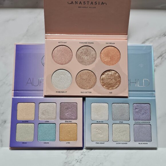 Anastasia GLOW KIT Lot-AURORA-MOON CHILD-NICOLE GUERRIERO - Picture 2 of 7